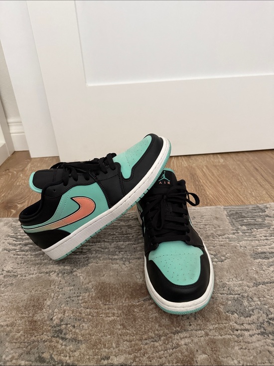Jordan Other - Jordan Low-Top Sneakers in Mint Teal, Coral & Black